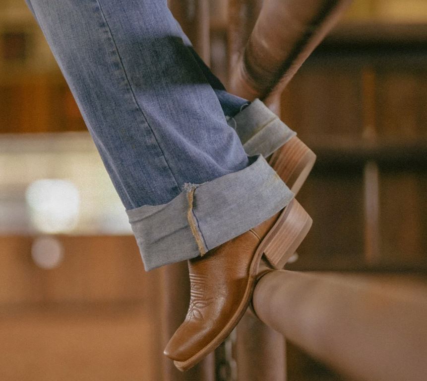 Hyer Boots Honey Leawood 13 Inch Cutter Toe Women's Goat Boots HW42008