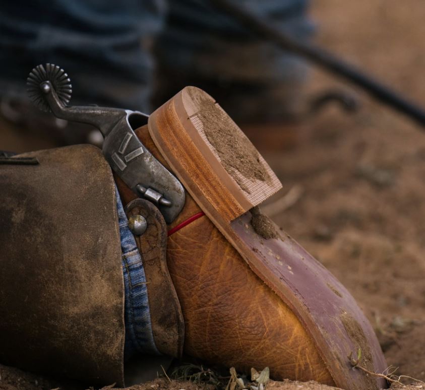 Hyer Tan/Red Sawyer Men's Broad Square Western Boots HM11007