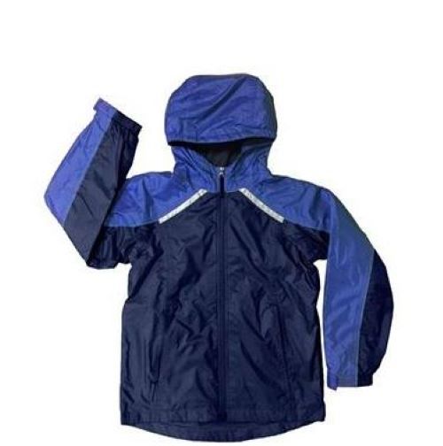 I5 Navy and Royal Blue Mens Hooded Ripstop Windbreaker 5626WM