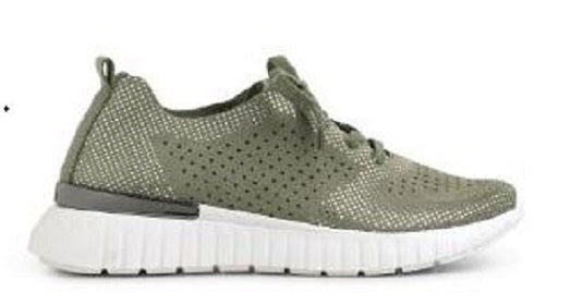 Ilse Jacobsen Women's Tulip 4075 Army Lace-Up Comfort Shoe