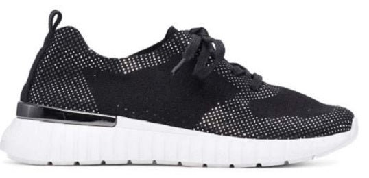 Ilse Jacobsen Women's Tulip 4075 Black Lace-Up Comfort Shoe