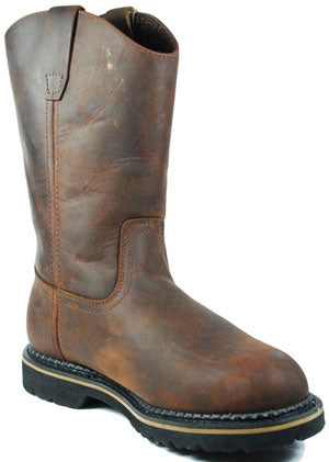 Industrial 11 inch Wellington Soft Toe Pull On Mens Work Boots DP85144