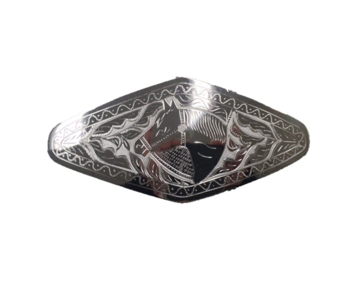 Iron Horse Wide Diamond Horse Head Buckle 1073