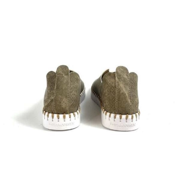 Isle Jacobsen Dark Camel Tulip 139 Womens Slip On Shoes TULIP139-213