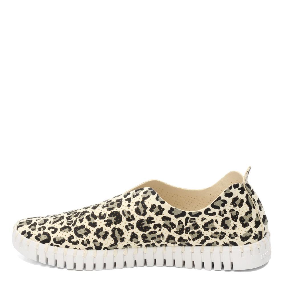 Isle Jacobsen Off White Multi Leopard Tulip Womens Comfort Slip On Shoes TULIP139LEO-121