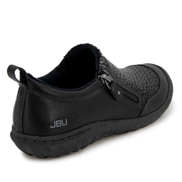 Jambu Black Burnished Amber Side Zip Women's Shoes B2AMB01