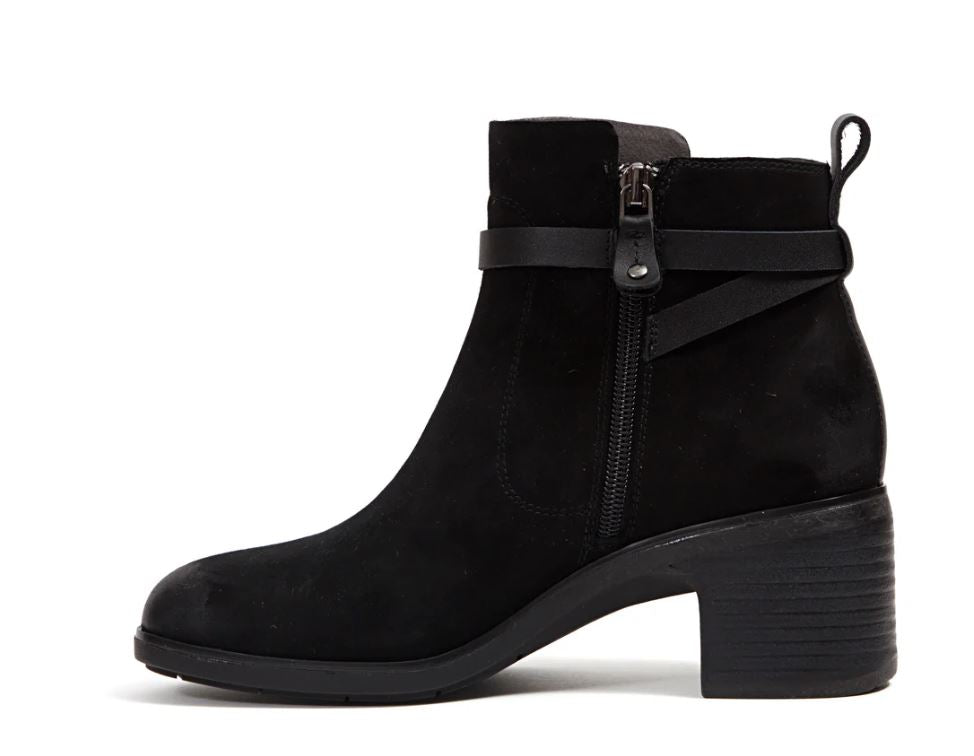 Jambu Black/Gunmetal ViVi Women's Kid Suede Chelsea Ankle Boots J4VIV01