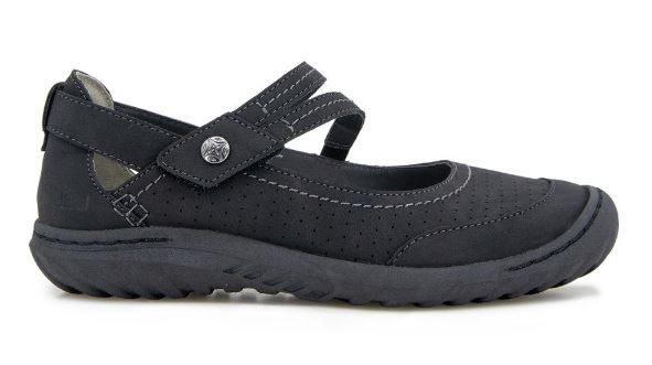 Jambu & Co Black Fawn Womens Mary Jane Shoes B3FAW01