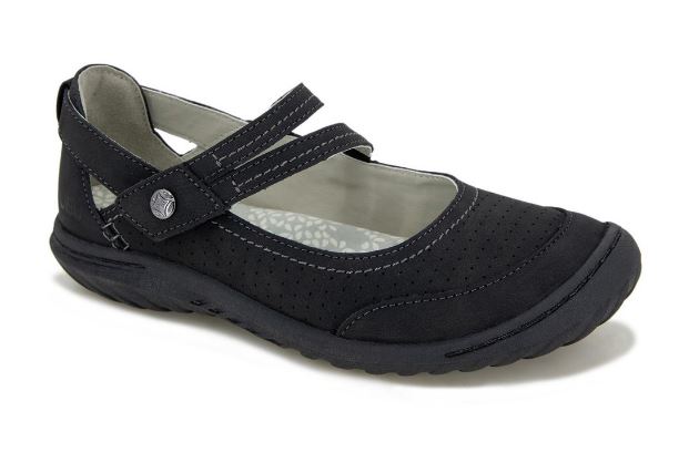 Jambu & Co Black Fawn Womens Mary Jane Shoes B3FAW01