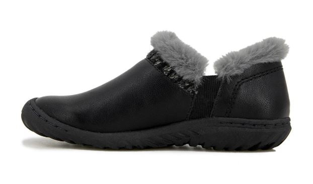 Jambu & Co Black Jade Womens Cozy Slippers B2JAD01