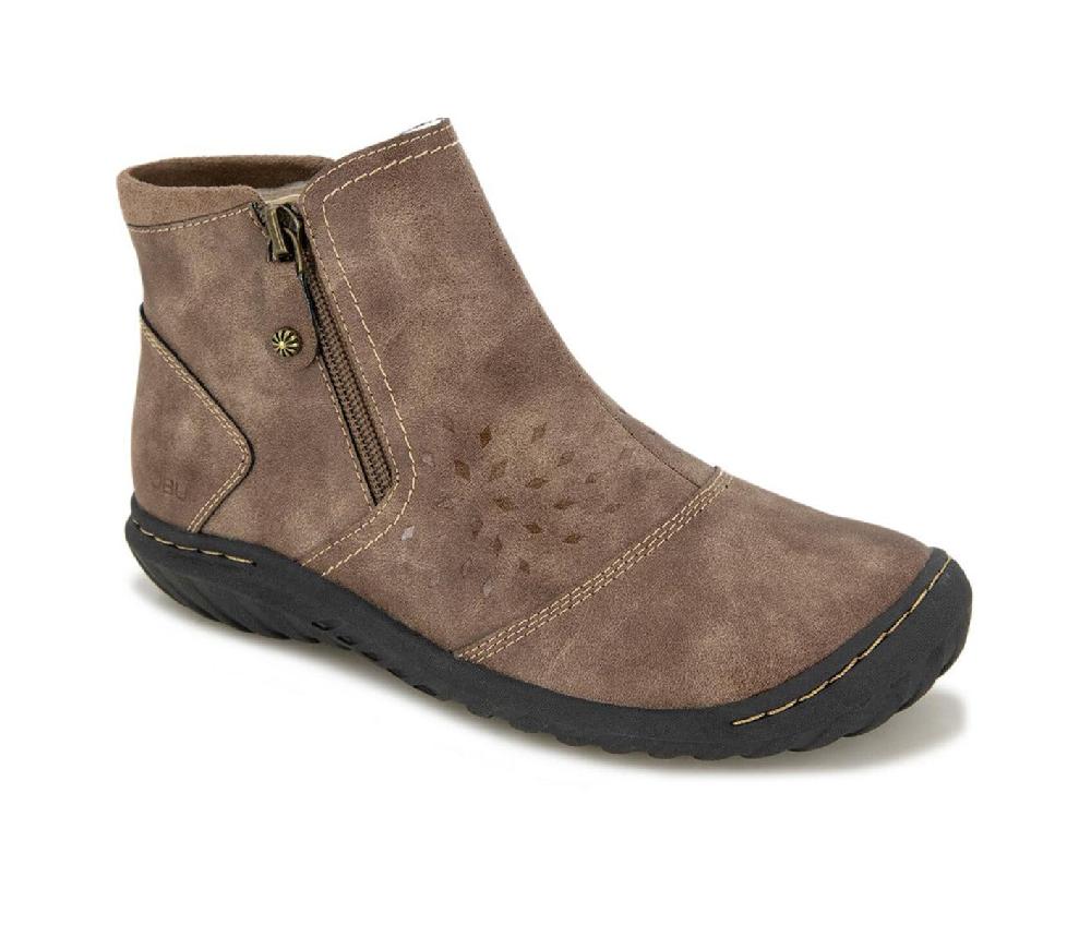 Jambu & Co Taupe Polaris Waterproof Womens Short Booties B3POL54