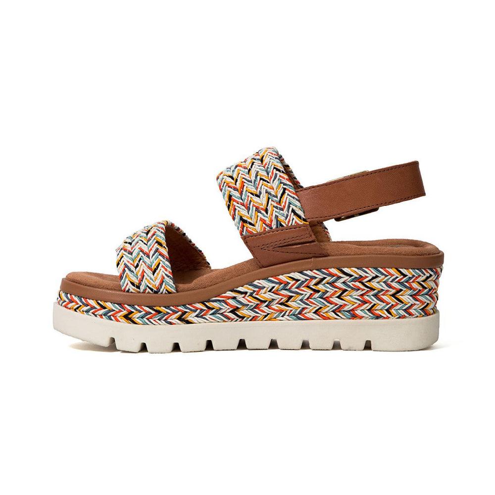 Jambu Multi Destiny Women's Braid Wedge Sandals J4DES15