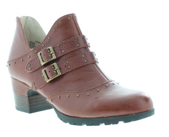 Jambu Whiskey Brown Miranda Womens Short Boots WJ18MIR83