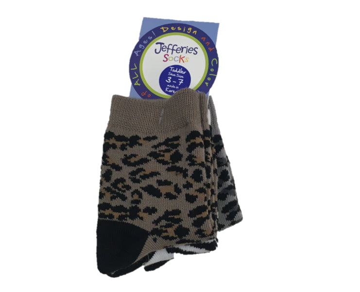 Jefferies Prints Toddler Socks 02745-TOD-BLK