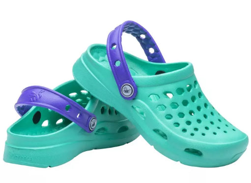 Joybees Teal/Purple Kids Active Clog UKCLG-TLV