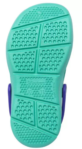 Joybees Teal/Purple Kids Active Clog UKCLG-TLV