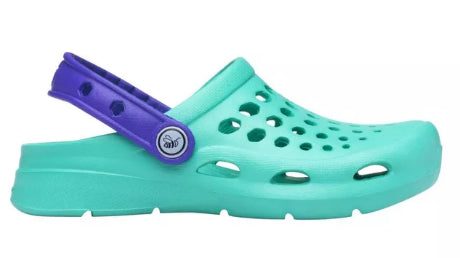 Joybees Teal/Purple Kids Active Clog UKCLG-TLV