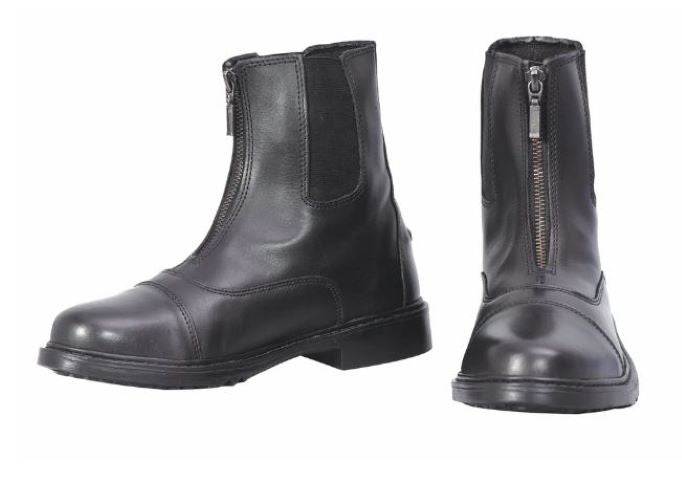 JPC Equestrian Black TuffRider Ladies Perfect Front Zip Paddock Boots 30119