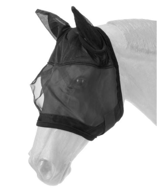 JT International Black Tough1 Fly Mask with Ears 85-20-2-0