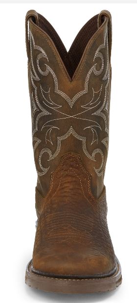 Justin Amarillo Chocolate Mens Work Boot WK4310