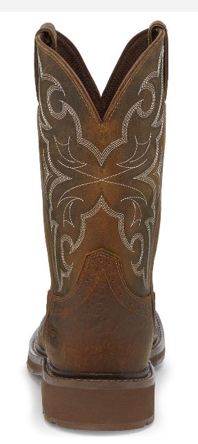 Justin Amarillo Chocolate Mens Work Boot WK4310