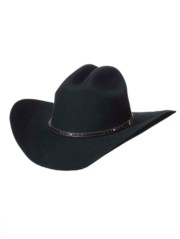 Justin Black Black Hills Men's Felt Western Hat JF0242-BKHL