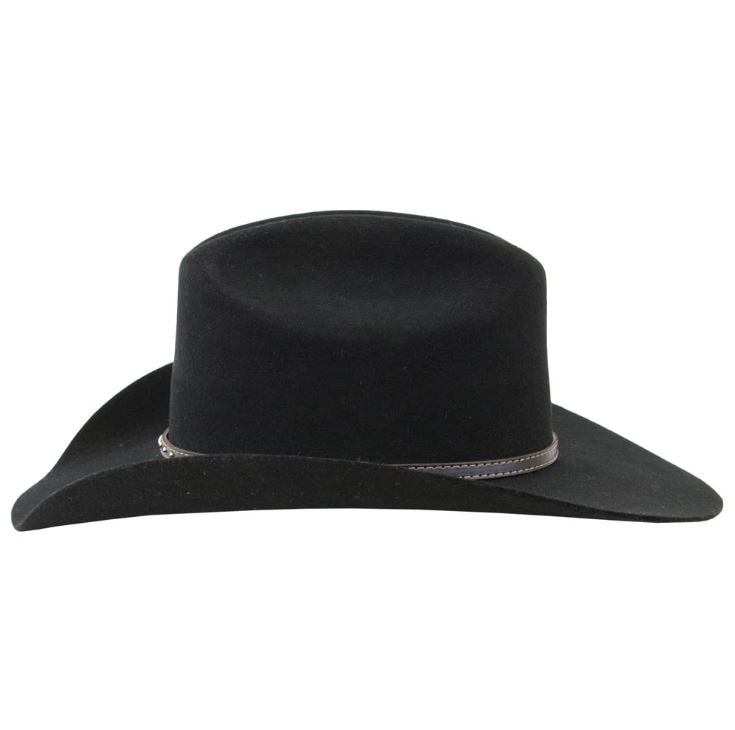 Justin Black Blackhills Jr. Youth Felt Hat JF0242-BKHLJR