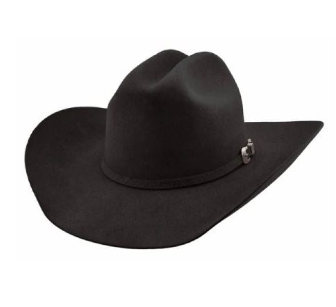 Justin Black Dylan 6X Bent Rail Felt Cowboy Hat JF0657DYLA-BLK