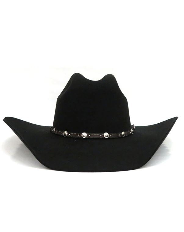 Justin Black Felt Wool Buster Hat JF0230BUST-BLK