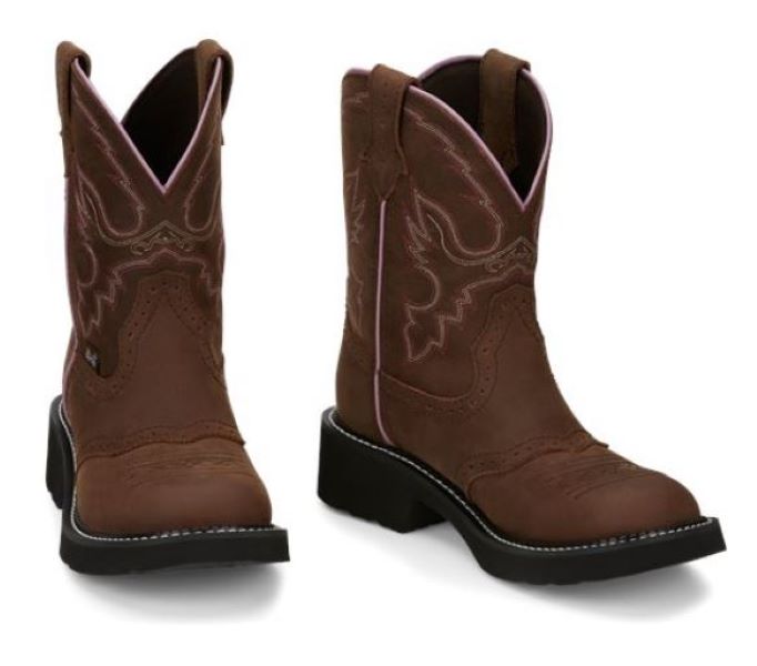 Justin Boots Aged Bark Gemma Ladies Western Boots GY9903