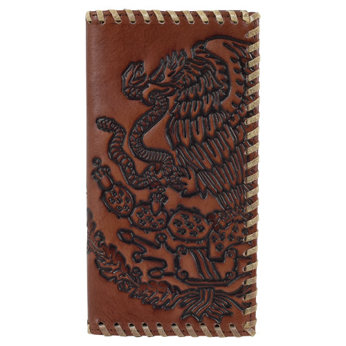Justin Brown Men's Genuine Leather Rodeo Wallet Tenochitlan 24152767W7