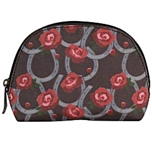 Justin Multi Floral Domed Cosmetic Pouch 2171726MUL