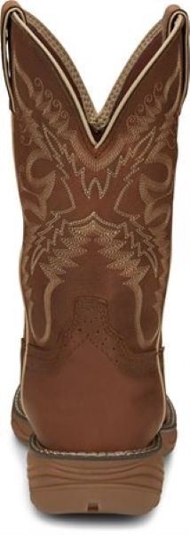 Justin Rustic Tan Stampede Rush 11 Inch Womens Waterproof Work Boots SE4353