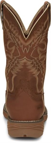 Justin Rustic Tan Stampede Rush 11 Inch Womens Waterproof Composite Toe Work Boots SE4352