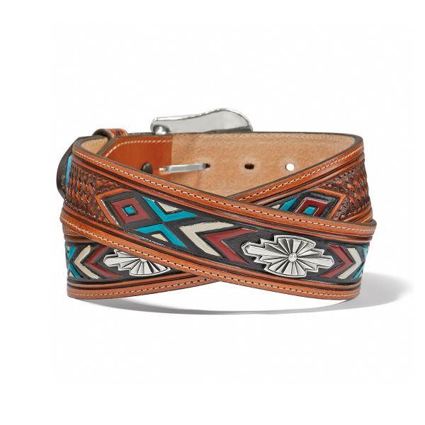 Justin Sierra Sunrise Painted Concho Belt C14134