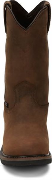 Justin Whiskey Brown Drywall Pull-On Non-Steel Toe Waterproof Mens Work Boots SE4960