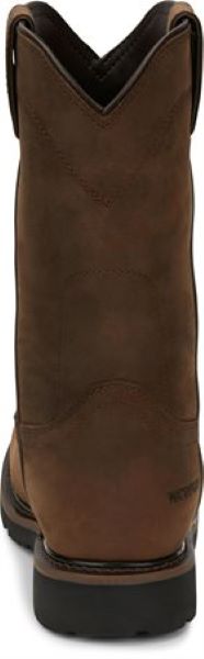 Justin Whiskey Brown Drywall Pull-On Non-Steel Toe Waterproof Mens Work Boots SE4960