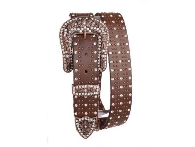 Kamberley Shyanne Ladies Triple Row Bling Belt 6307