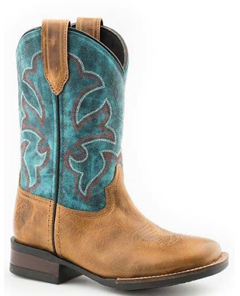 Karman Roper Tan Monterey Big Kids Boots 0911909110892TA