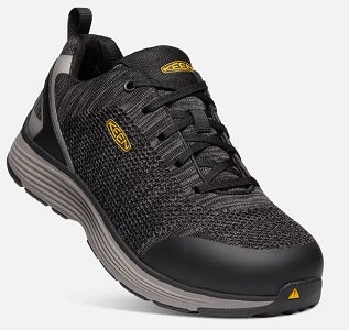 Keen Black/Grey Flannel Men's Sparta (Aluminum Toe) Work Shoes 1021345