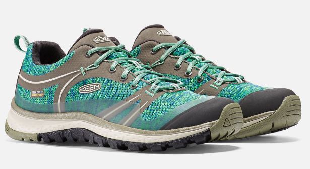 Keen Bungee Cord SeaFoam Green Terradora Womens Waterproof Hiker Shoes 1017190