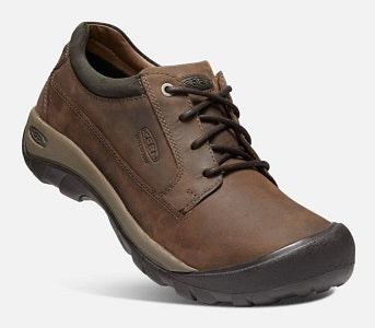 Keen Men's Chocolate Brown/Black Olive Austin Casual Waterproof Shoe 1019511