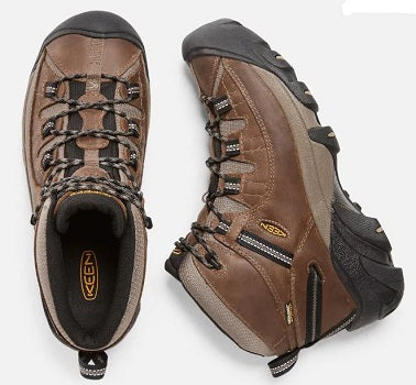 Keen Men's Shitake/Brindle Targhee II Waterproof Mid Hiking Boot 1008418/1012126