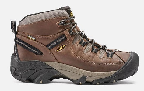 Keen Men's Shitake/Brindle Targhee II Waterproof Mid Hiking Boot 1008418/1012126