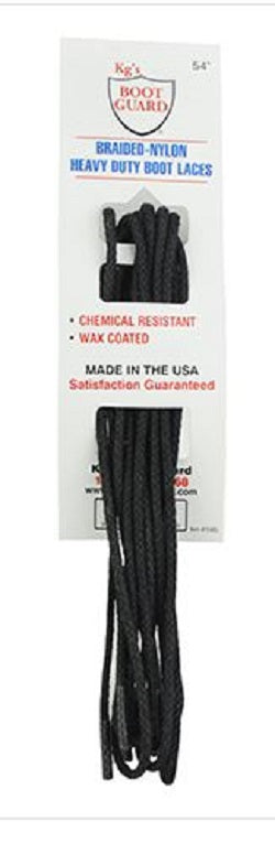 KG's Boot Guard Brown Premium Braided-Nylon Unisex Heavy Duty Boot Laces 172BR