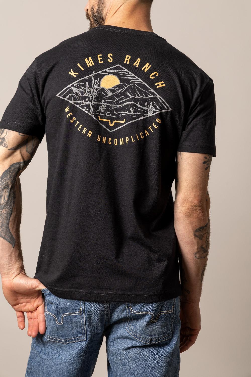 Kimes Ranch Black Desert Diamond Men's Short Sleeve T-Shirt MSH0000126-BLK
