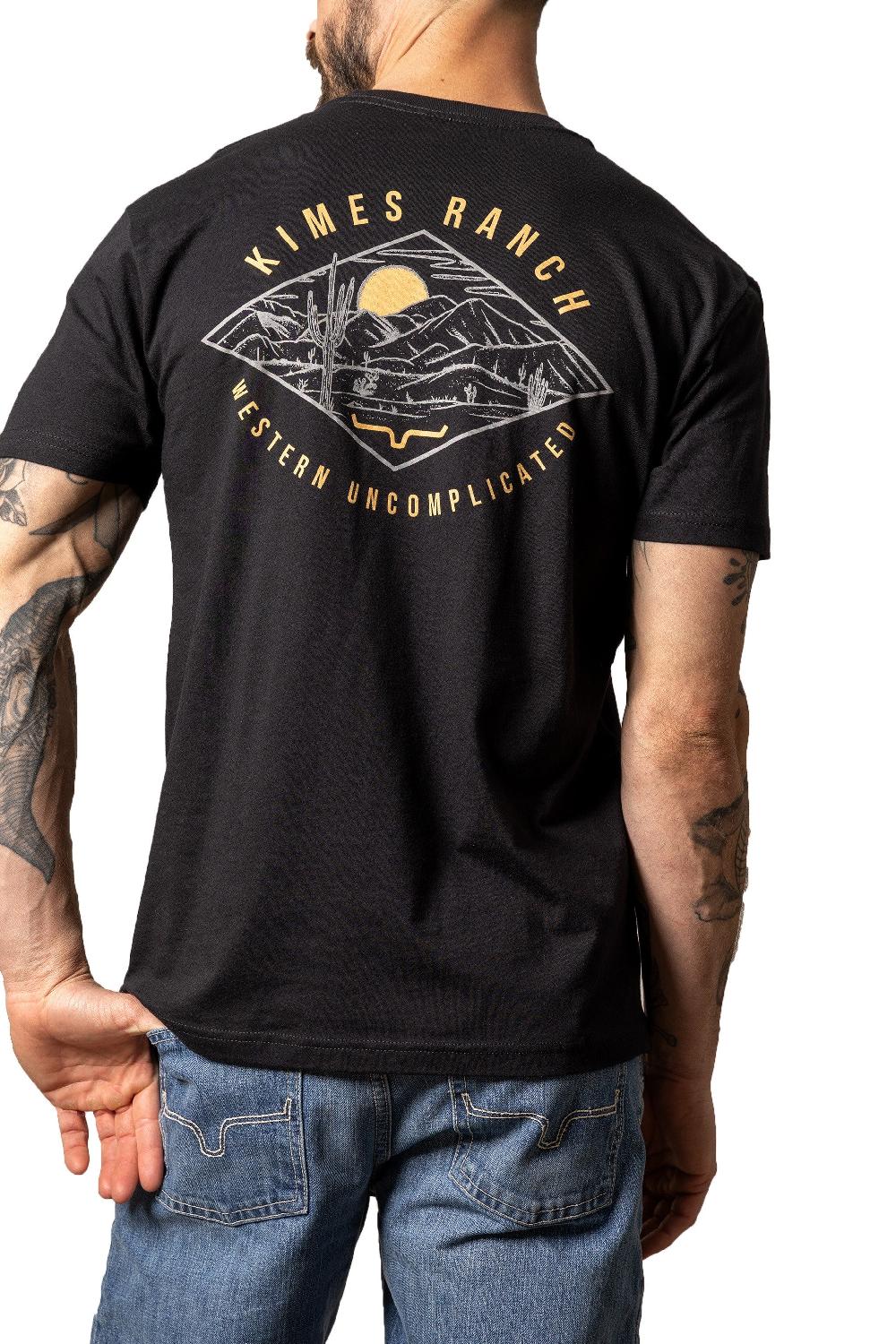 Kimes Ranch Black Desert Diamond Men's Short Sleeve T-Shirt MSH0000126-BLK