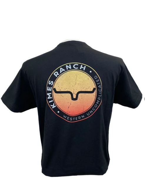 Kimes Ranch Black Dusk Men's Tee Shirt S24M12539CC018