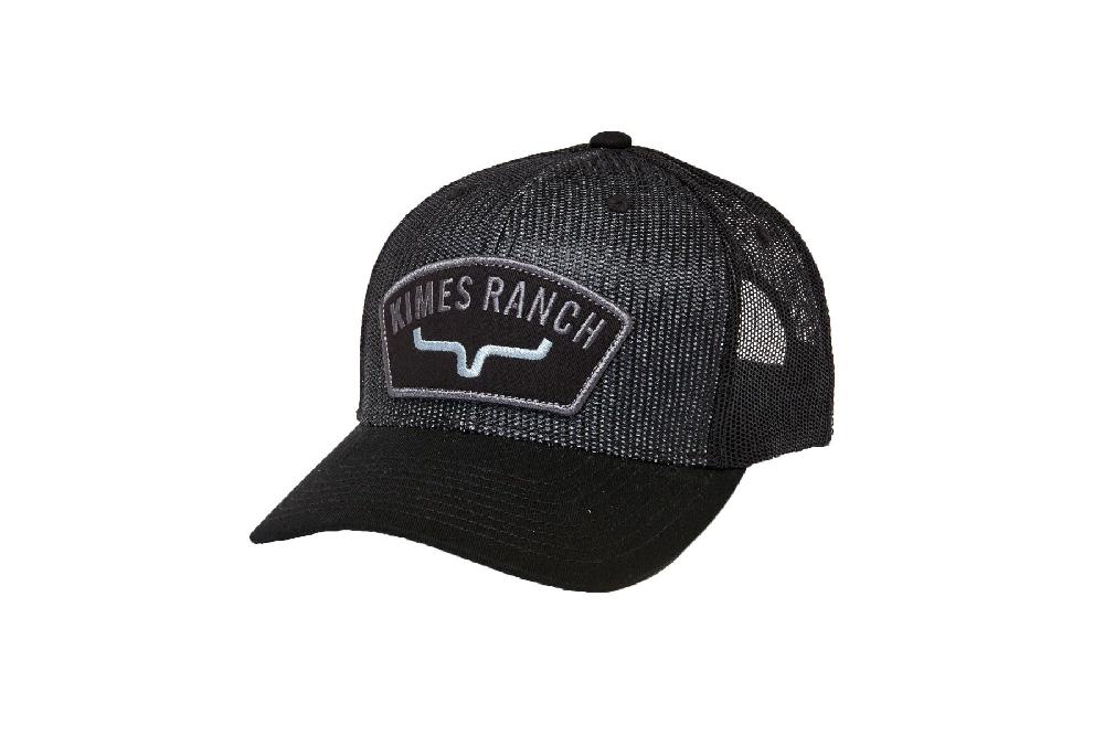 Kimes Ranch Black Maverick Twill Patch Hat UHA0000139-BLK