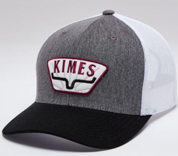 Kimes Ranch Black Sunrise Logo Mesh Back Trucker Cap SRTC-BLK
